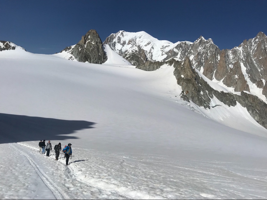 Rando glaciaire dans le massif du Mont Blanc 2